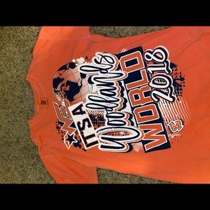 woodlands elite worlds shirt